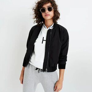 Madewell Women Side Zip Bomber Jacket M